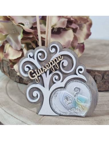 Bomboniere Cresima profumatori albero della vita personalizzato con nome