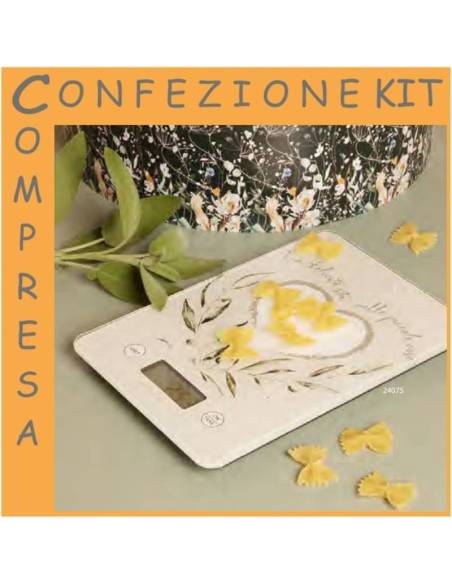 Bilancia bomboniere Claraluna foglie ulivo