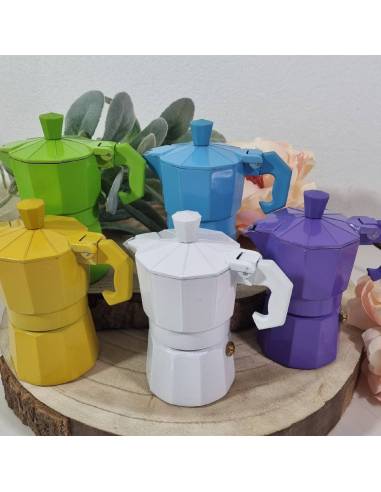 Economiche bomboniere matrimonio utili caffettiera colorate