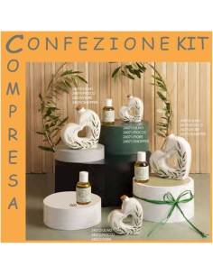 Claraluna bomboniere utili oliera cuore tema ulivo