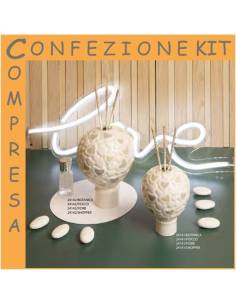 Profumatori bomboniere Claraluna mongolfiere cuore