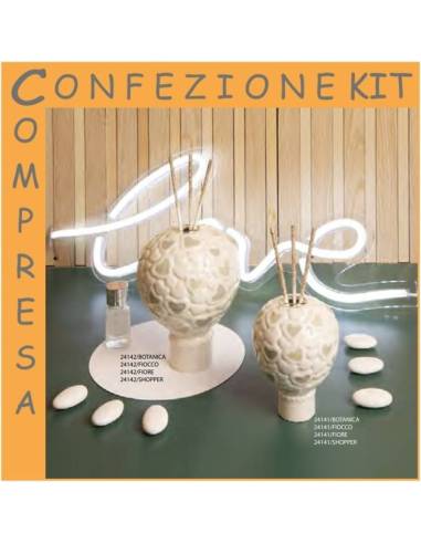 Profumatori bomboniere Claraluna mongolfiere cuore