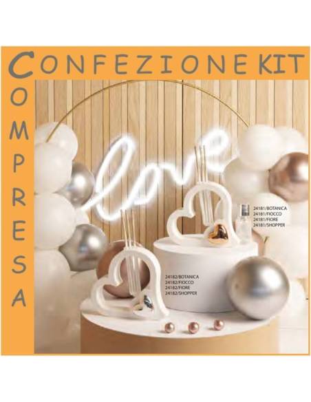 Diffusori per ambienti bomboniere Claraluna cuori offerte online