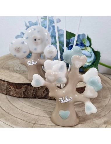 Bomboniere Battesimo profumatori albero della vita personalizzato