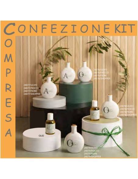 Set olio aceto bomboniere Claraluna shop online