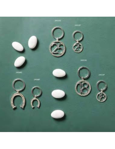 Bomboniere utili Claraluna shop online portachiavi argentati