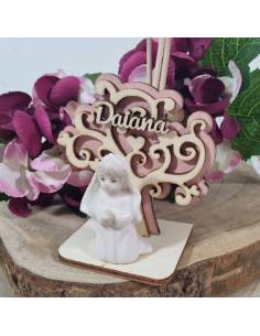 Bomboniere Comunione profumatori albero della vita personalizzato bambina