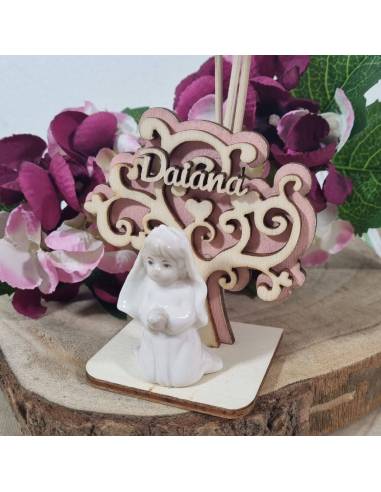 Bomboniere Comunione profumatori albero della vita personalizzato bambina