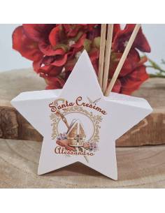 Bomboniere Cresima profumatori a stella immagine sacra
