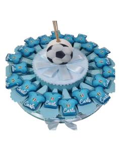Torta bomboniere calcio magneti maglietta Nazionale Italiana personalizzate