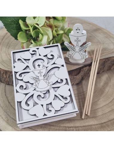 Bomboniere Vangelo Prima Comunione set profumatore