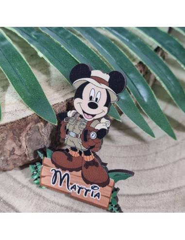 Bomboniere Topolino personalizzate calamite tema Savana