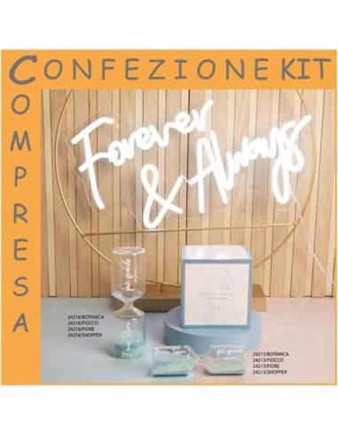 Clessidre bomboniere Claraluna maschio offerte online