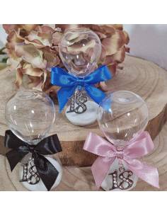 Bomboniere 18 anni clessidra con strass