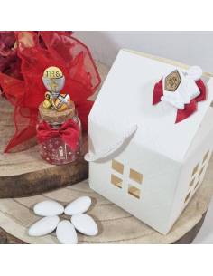 Bomboniera Comunione e Cresima particolare Yankee Candle con icona Sacra