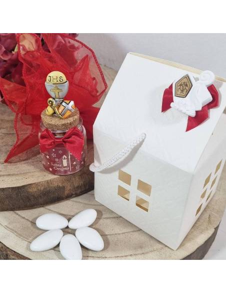 Bomboniera Comunione e Cresima particolare Yankee Candle con icona Sacra