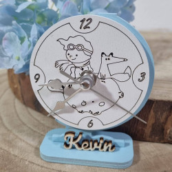 Bomboniere Battesimo Il Piccolo Principe orologio mappamondo personalizzato