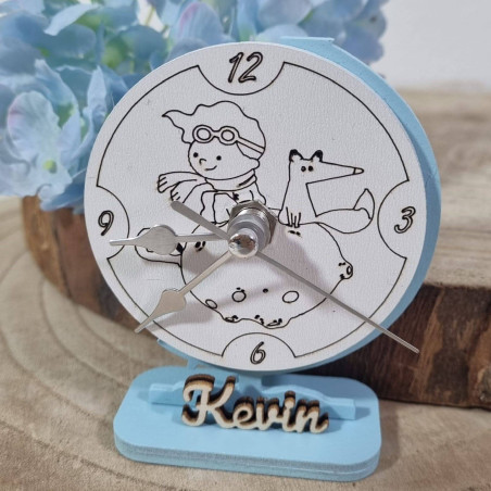 Bomboniere Battesimo Il Piccolo Principe orologio mappamondo personalizzato
