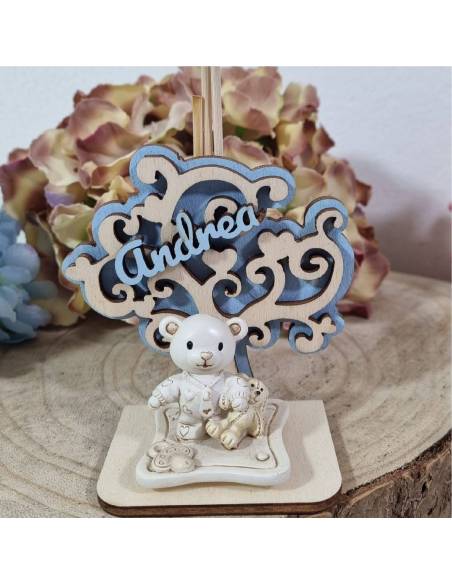 Stock bomboniere da fallimenti Battesimo orsetti profumatore