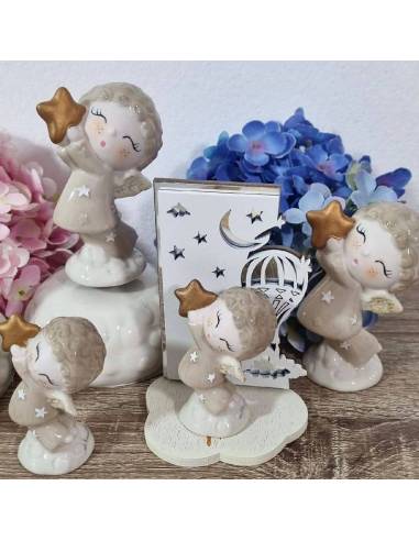 Prima Comunione bomboniere Claraluna Comunione angeli stella oro