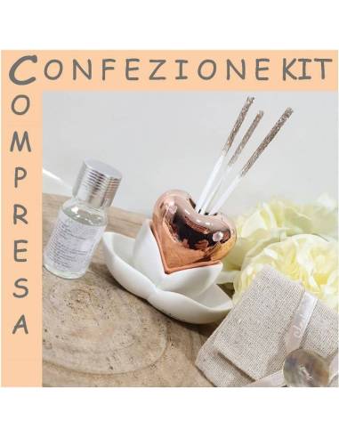 Partecipazioni Matrimonio Claraluna omaggio con profumatore fiore| Sindy bomboniere