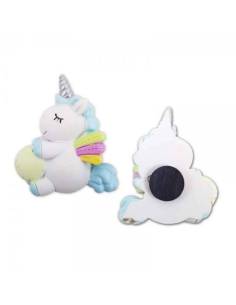 Bomboniere nascita celeste magnete unicorno