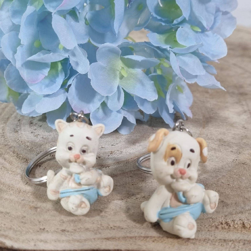 Bomboniere nascita cagnolino portachiavi|Bomboniere Nascita|SindyBomboniere