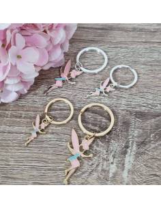 Claraluna bomboniere Battesimo portachiavi Trilly fatina