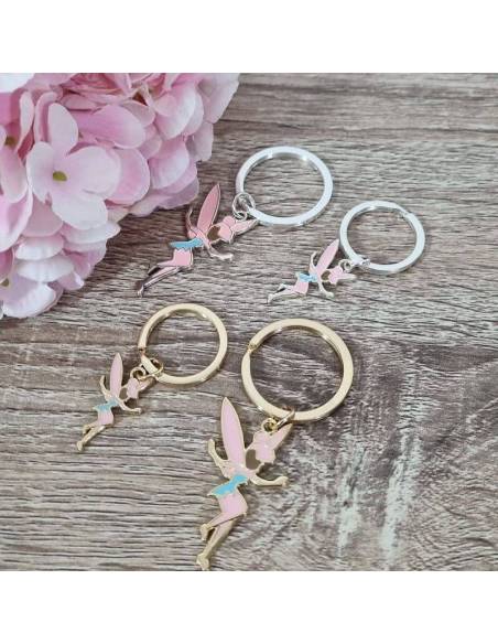 Claraluna bomboniere Battesimo portachiavi Trilly fatina