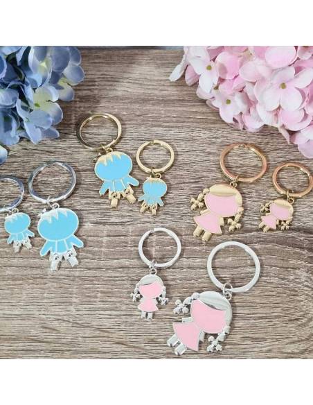 Claraluna bomboniere Battesimo portachiavi bambini