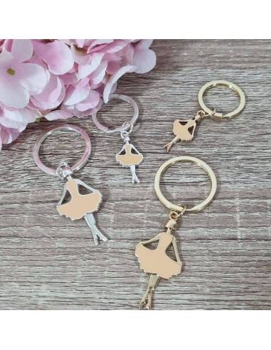 Claraluna bomboniere Battesimo portachiavi ballerina