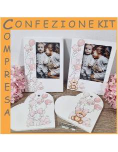 Claraluna bomboniere Battesimo bimba utili orsetti e elefanti