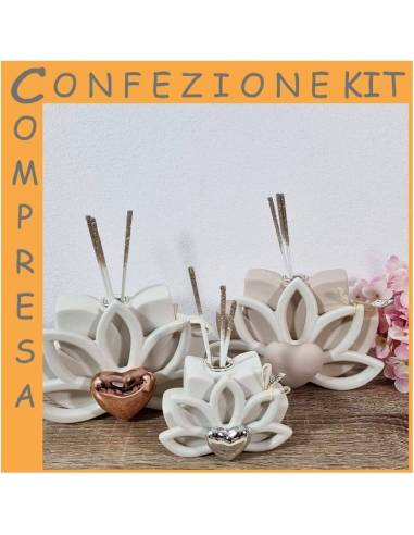 Bomboniere profumatori Claraluna fiore di loto