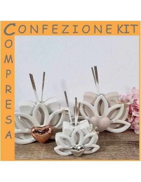 Bomboniere profumatori Claraluna fiore di loto