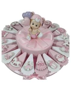 Torta bomboniere nascita bimba offerta calamite ultima torta