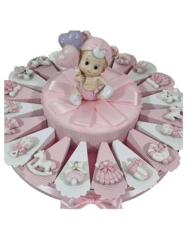 Torta bomboniere nascita bimba offerta calamite ultima torta