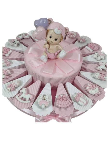 Torta bomboniere nascita bimba offerta calamite ultima torta