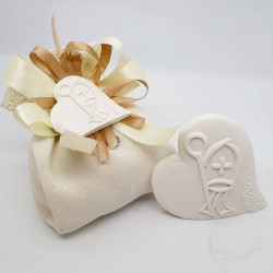 Bomboniere Claraluna Calamita cuore santa cresima