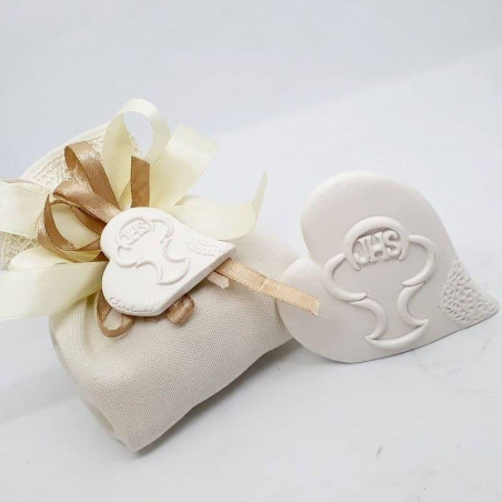 Bomboniere Claraluna Calamita cuore comunione