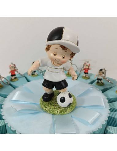 Bomboniere calciatore calamita torta portaconfetti confetti e bigliettini inclusi| Sindy Bomboniere