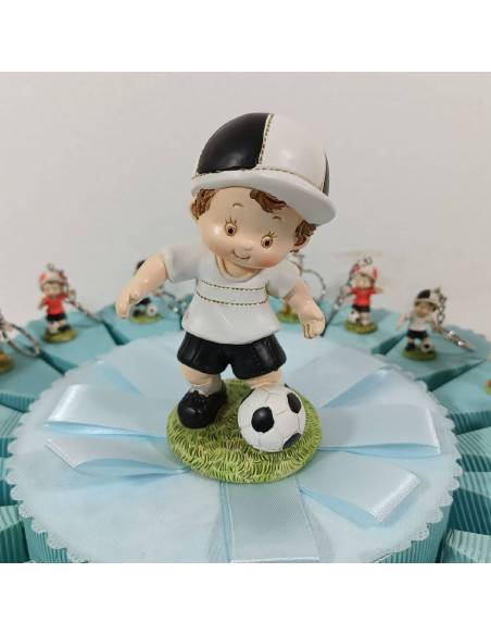 Bomboniere calciatore calamita torta portaconfetti confetti e bigliettini inclusi| Sindy Bomboniere