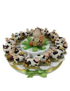 Torta bomboniere fattoria dolcissime mucche
