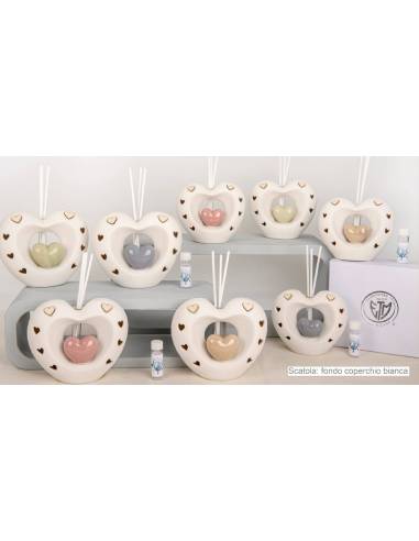 Idee bomboniere matrimonio profumatore cuore Immenso