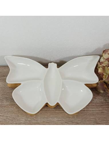 Stock Bomboniere utili antipastiera farfalla in ceramica
