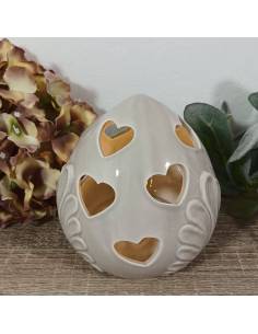 Pumo in ceramica traforata per bomboniere