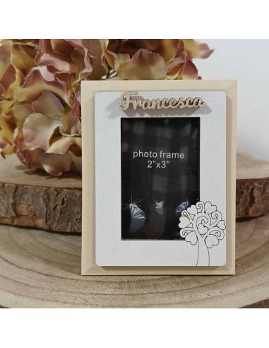 Bomboniere portafoto Comunione con nome