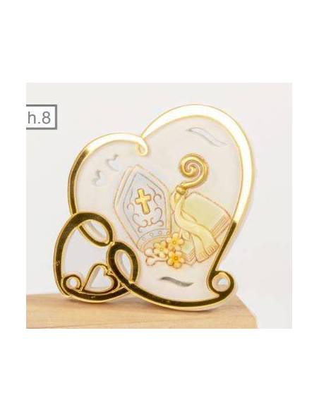 Bomboniere Cresima eleganti e sacre cuore dorato