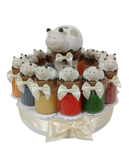 Candele bomboniere Comunione con cera di soia profumata