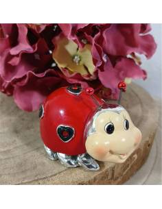 Bomboniera laurea coccinella rossa con antennine| Sindy Bomboniere