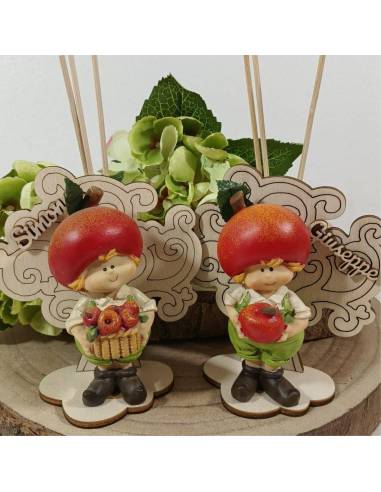 Bomboniera profumatore albero della vita bimbo folletto mela